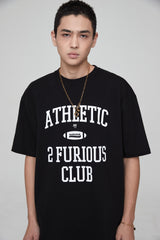アスレチックオーバーサイズTシャツ /ATHLETIC OVERSIZED T-SHIRT BLACK
