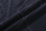 ケーブルニットショールマフラー/CABLE KNIT SHAWL MUFFLER_NAVY