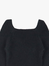 RIB PUFF SWEATER