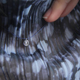 ラウンデッドシルバーペンダントネックレス / [CCNMADE] Rounded Silver Pendant Necklace (3color)