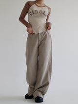 トラジョンワイドパンツ / no.5186 Trasion Wide Pants (2color)