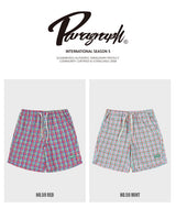 paragraph green label check shorts 2color (6562902769782)