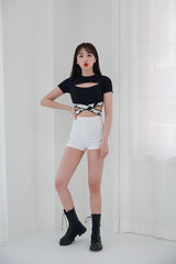パーティー半袖Tシャツ / TOP(7878) Party X Top
