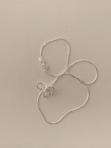 レターリボンネックレス / [925silver] Letter Ribbon Necklace