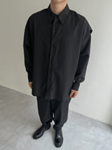 layered box shirt(2colors)