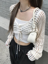 Amber net bolero