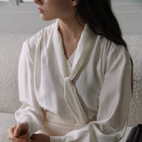 Silky Strap Blouse - Ivory