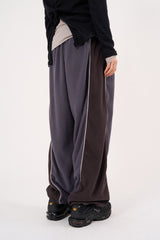 Gaia color block fleece banding pants