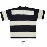 Other Knit Border Short Sleeve T Shirt (3color)