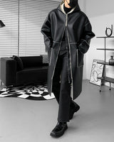 90'S メイジロングフーデッドムートンコート/90's Meiji Long Hooded Mustang Coat (1 colors)