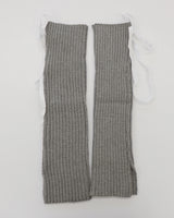 Kobel ribbed knit balletcore ribbon string leg warmer