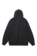  GRAFFITI CRACK HOODIE_CHARCOL