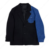 ミニマルブルーカラーリングジャケット/Minimal Blue Coloring Jacket (2 colors)