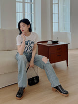 シャークTシャツ / Shark T-shirt (2color)