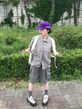 サファリナイロンハーフシャツ