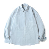 Layla The reason for love Island Oxford Stripe Shirt S86 Sky (6594999648374)