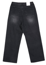 No.9330 C black wide denim PT (6677589590134)