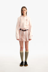 スモールチェリークロップフーディージップアップ／SMALL CHERRY CROP HOODIE ZIP UP [SALMON]