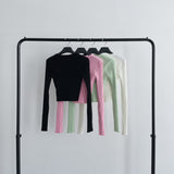 Miss Daily V-Neck Cropped Cardigan [4 colors]