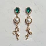 エメラルドプレッピーロイヤルピアス / Emerald Preppy Royal Piercing