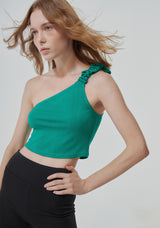 UNBLANCED WRINKLE TOP_GREEN (6682295697526)