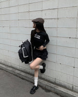 ベルベットカンカンスカートパンツ