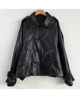 ダミアンバルーンレザージャケット/[引き合い殺到] Damien Balloon Leather Jacket