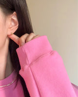 One-touch footprint Earrings (2 colors)