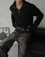 EN Warmer semi zip-up turtleneck (3 colors)