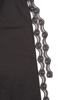 LACE SWEATPANTS BLACK