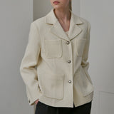 Belle tweed jacket (6683750563958)