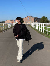 ホーリーセミパンツ/[BEST]HOLLY SEMI CREAM PANTS(ONE COLOR)