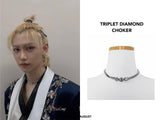 TRIPLET DIAMOND CHOKER (6684546203766)