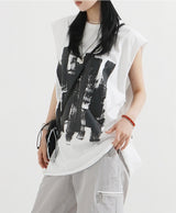 Over-fit Long Tank Top