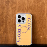 マイカラーケース / My Color Case (Yellow Jelly Hard)
