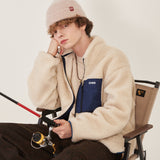 グラフィックフリースジャケット/GRAPHIC FLEECE JACKET IVORY (6698688479350)