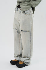 Cream Double Denim
