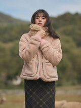 Fur-collar Dumble Jumper