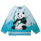 パンダニットトップ/panda knit top