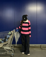 [Bellide made] Stripe Long Sleeve T-shirt