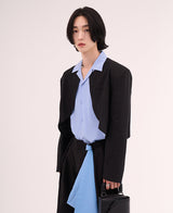 サマーリネンボレロブレザー / [MADE] Summer Linen Bolero Blazer