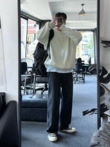 10.candy daily loosefit round knit