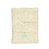 Pillow Notebook Pouch_floral ivory