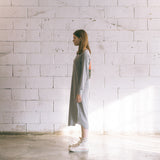 [Patchwork Waffle Onepiece] Grey (6626239250550)