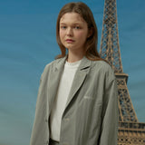 Stitch nylon blazer (6541957529718)