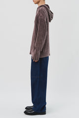 Julie Pigment Knit Hoodie (3color)