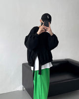 サイドスリットスウェットシャツ / NB Side slit sweatshirt (2 colors)