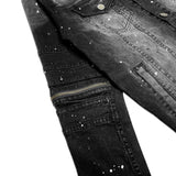 TZ METEOR DENIM JACKET - BLACK (6664239939702)