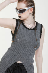 リボンノースリーブトップス / RIBBON SLEEVELESS TOP