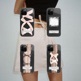 ballet ribbon case - pink